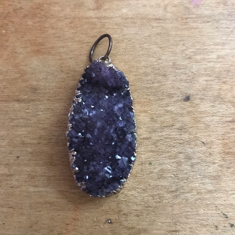 BCP druzzy necklace pendant